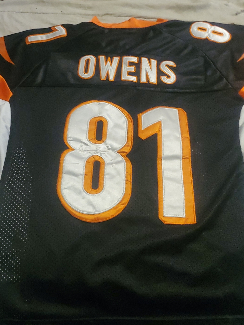 Official NFL Equipment Reebok Cincinnati Bengals Terrell Owens Jersey...🏈